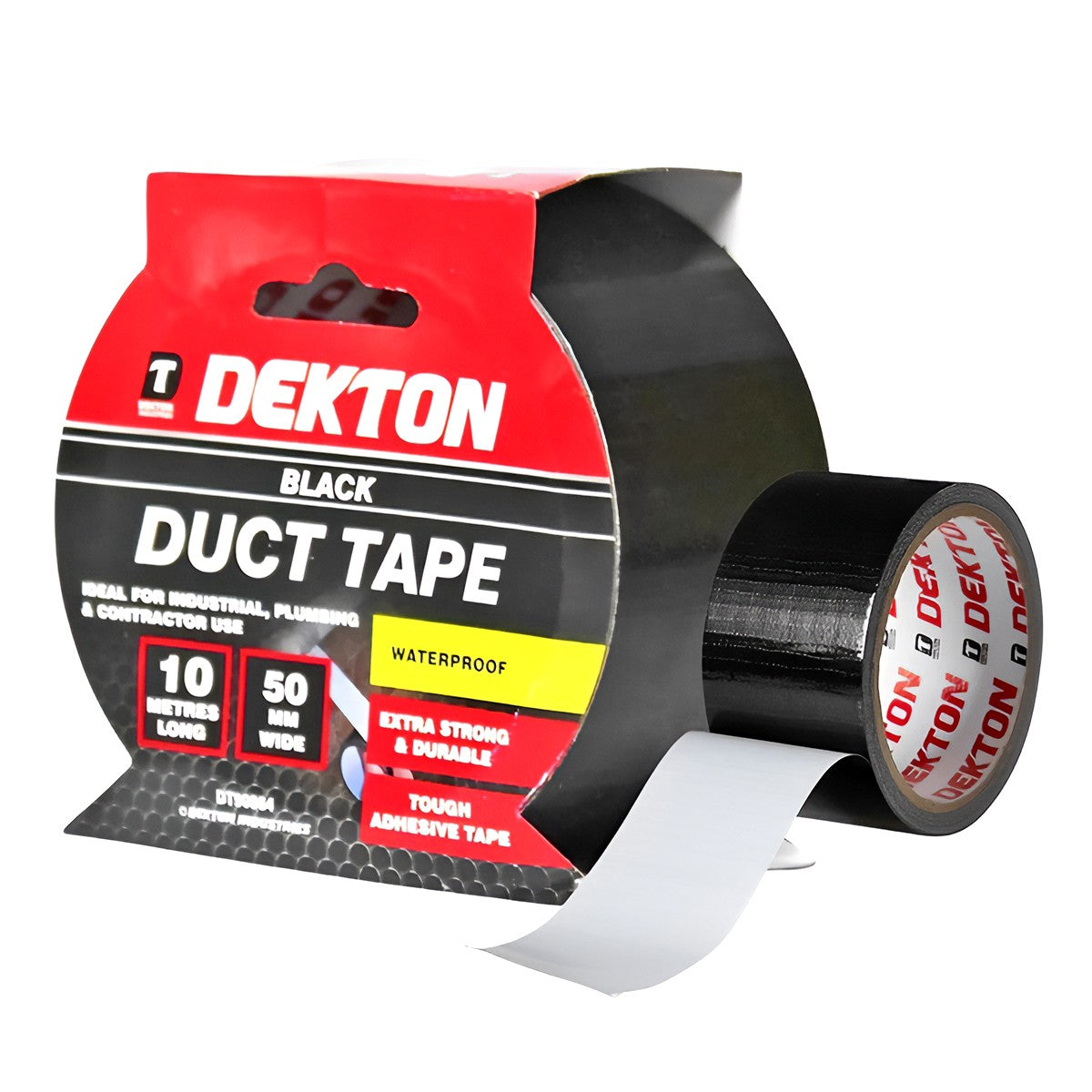 Duct Tape 50Mm X 10M Black Cloth
