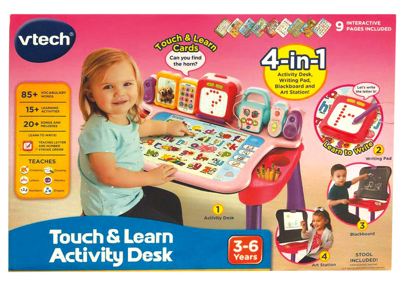 Touch And Learn Activity Desk Pink