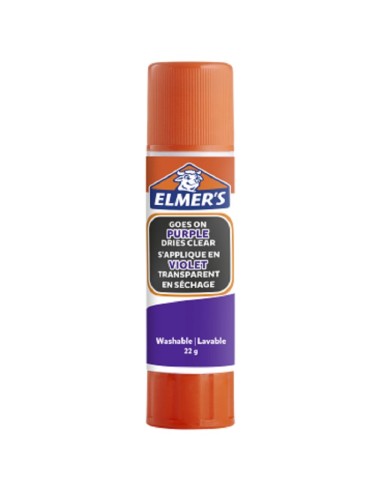 Elmers Glue - Goes On Purple Dries Clear