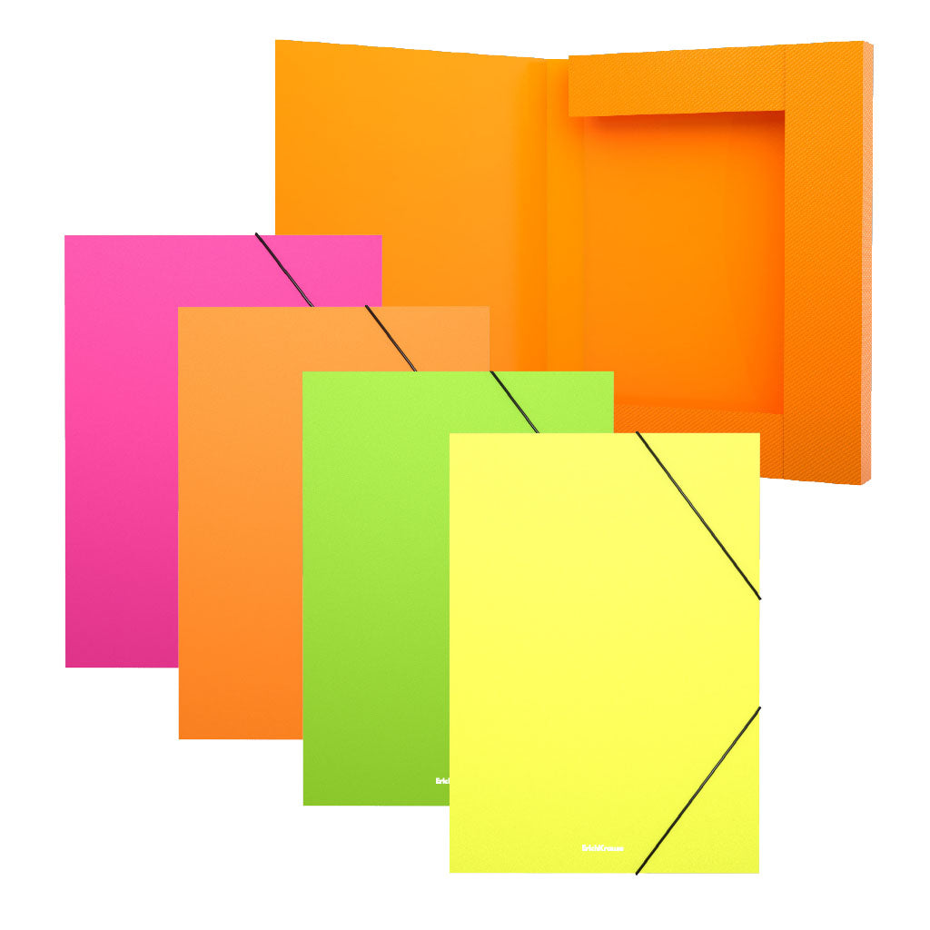 A4 Box File 30Mm Neon Colour