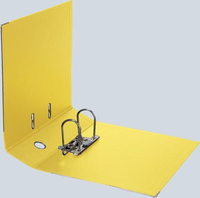 Lever Arch File A4 8Cm Yellow