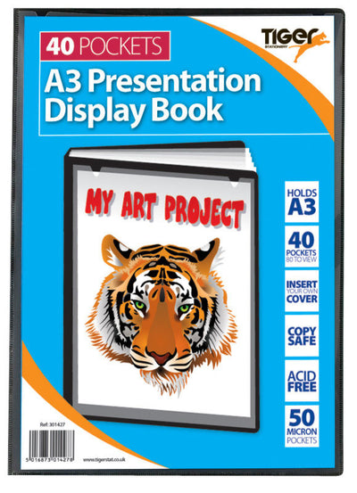 40 Pockets A3 Presentation Display Book