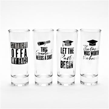 Congratulations Graduate - 4 Shot Glasses