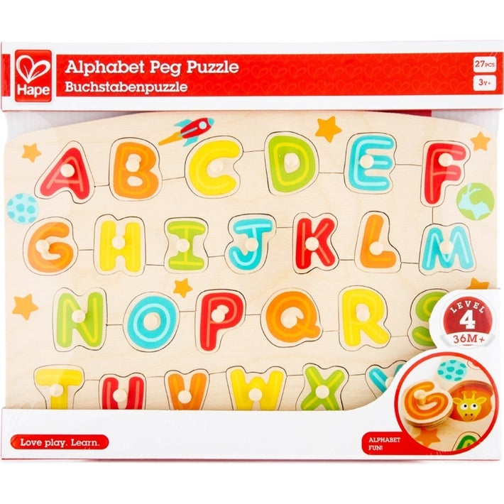 Alphabet Peg Puzzle