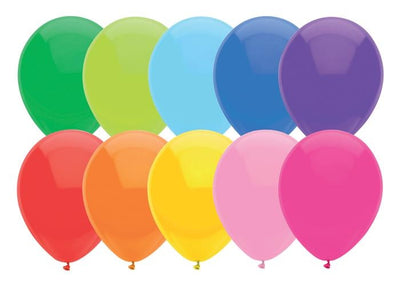 Coloured Balloons X100Pcs
