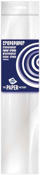 Crepe Paper 2.5X0.50 Mtr white