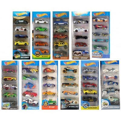 Hot Wheels X5 Cars In A Pack Assorted