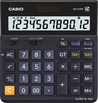 Casio Dh-12Ter 12 Digit Two Way Power 