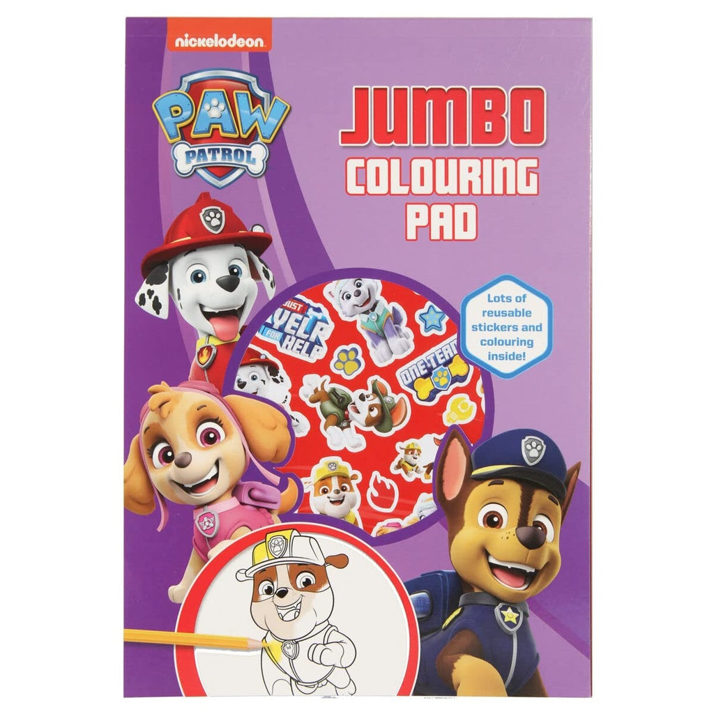 Jumbo Coloring Pad - Paw Patrol