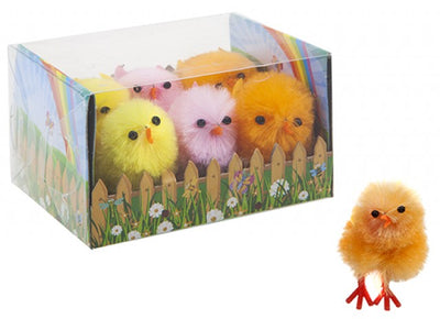 8 Mini Coloured Chicks