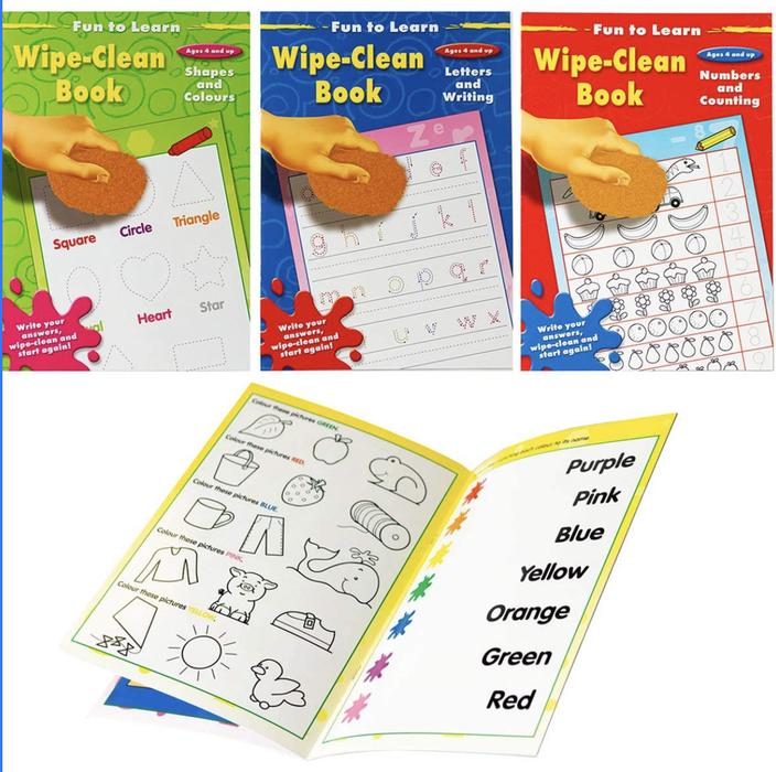 Al Wipe Clean Book: Fun To Learn (4 Tit