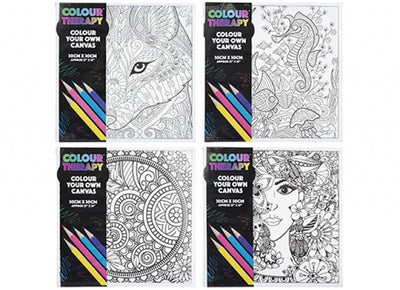 Colour Therapy - Colour Your Own Canvas