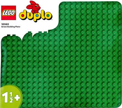 Lego Duplo - Construction Plate In Green 10980