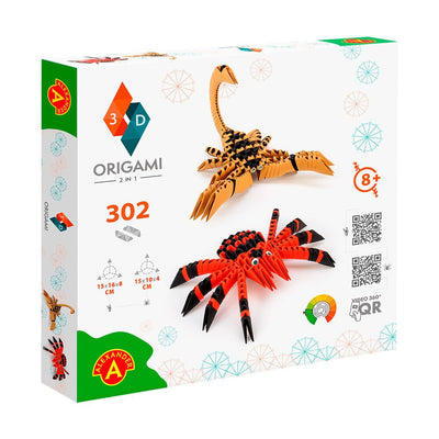 Origami 3D 2In1 Model Scorpion & Spider