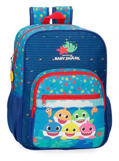 Backpack 1 Large Zip Baby Shark