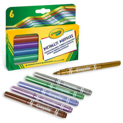 Crayola Metallic Markers X6Pcs