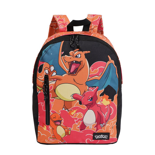 Pokemon Charmander Evolution 1 Zip Backpack 42Cm - Fit A4 Size