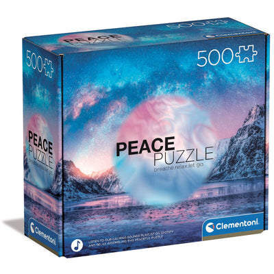 Clementoni Peace Puzzle X500Pcs Light Blue - 35116