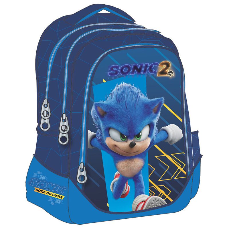 Backpack Sonic 2 - 3 Zip Fit A4