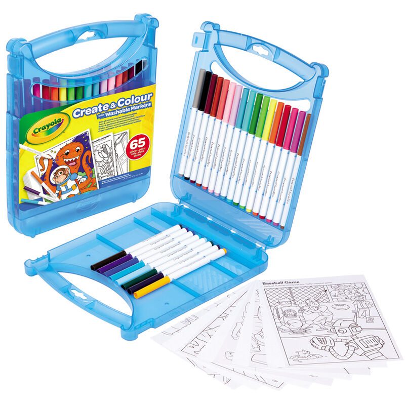 Crayola Create & Color Washable Markers X65Pcs