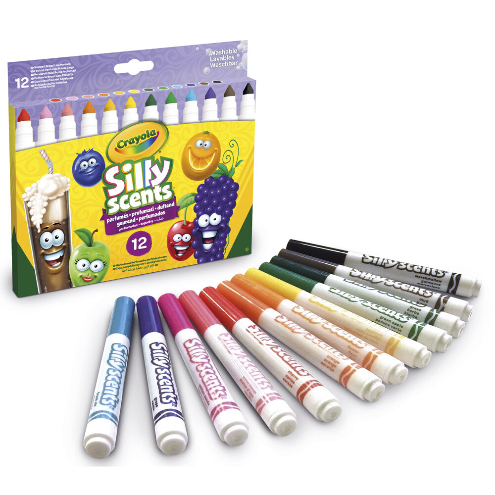 Crayola Scents Scented Broad Line Markers X12Pcs