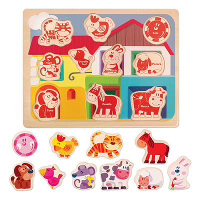 Baby Animal Wooden Puzzle