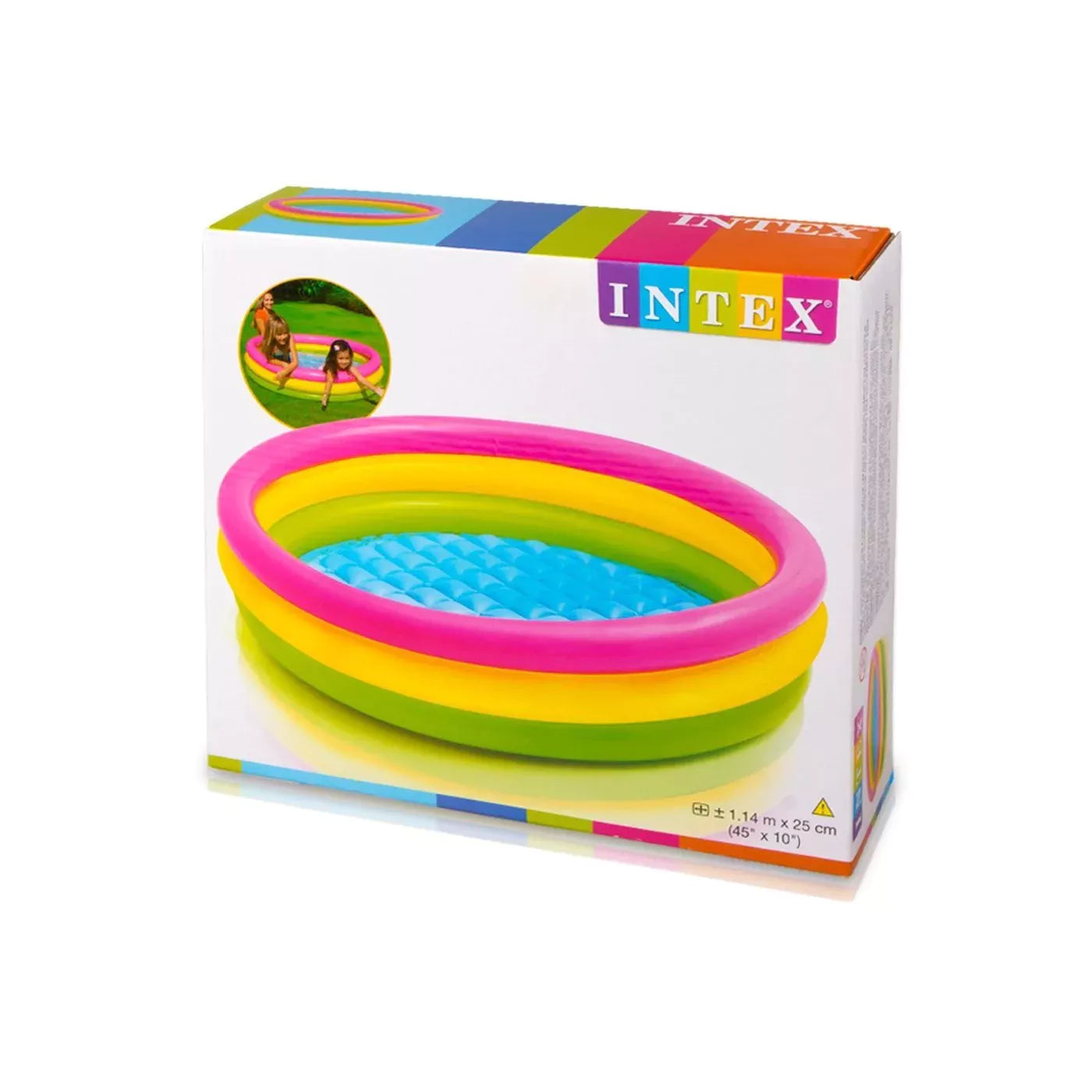 Intex Inflatable Kids Pool 114X25Cm – Eduline Malta