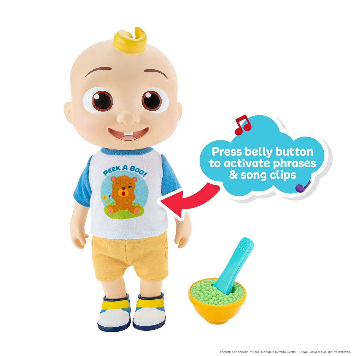 Cocomelon - Deluxe Interactive Jj Doll