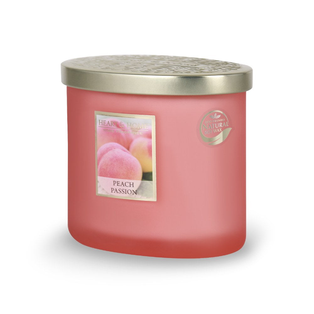 Heart & Home - Peach Twin Wick Candle