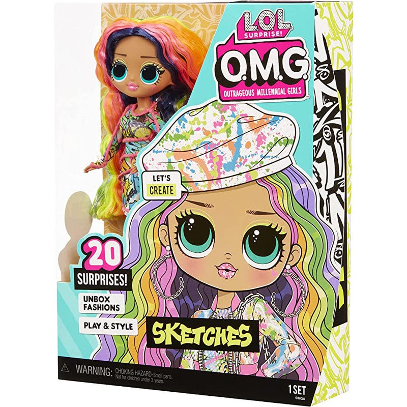 Lol Surprise Omg Doll Sketches - 20 Surprises