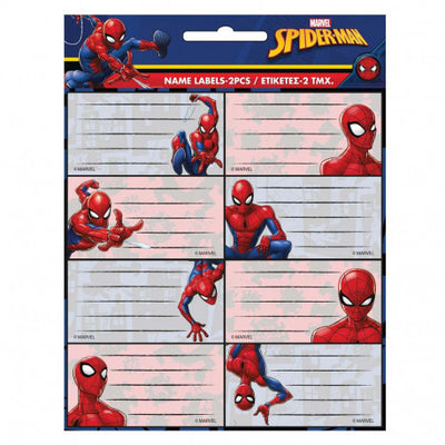 16 Spiderman Labels