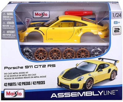 Maisto Model Kit - Porsche 911 Gt2 Rs - 1:24 - Giallo