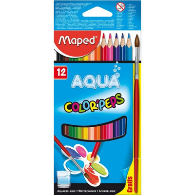 Pencil Colours X12 Colour Peps Aqua