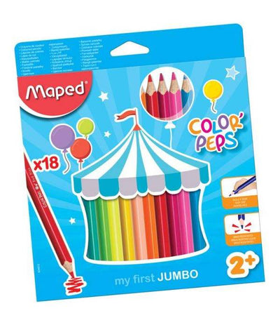 Jumbo Pencils Colours X18