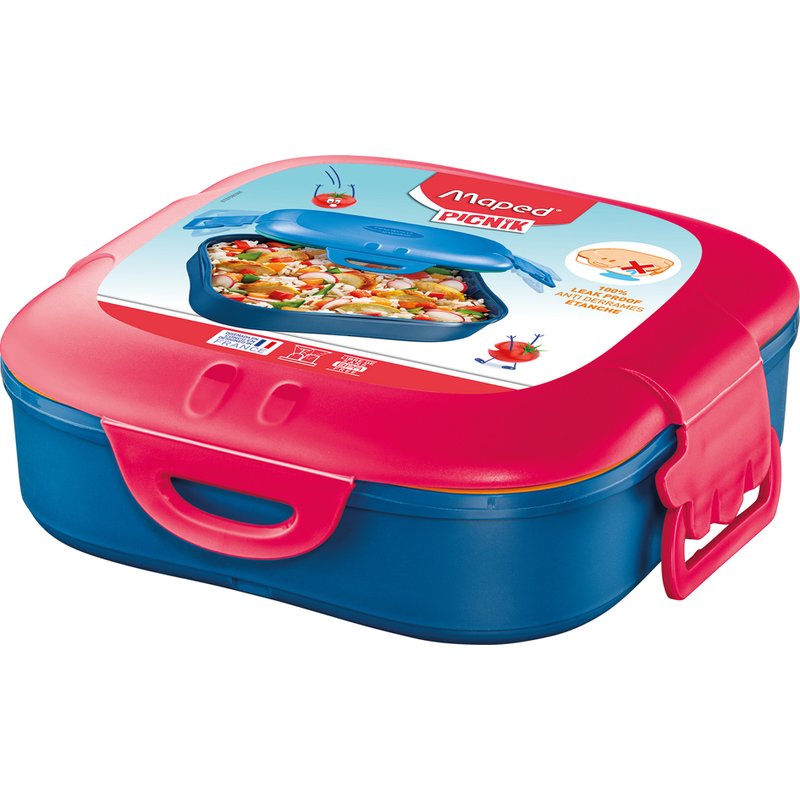 Lunch Box  - 740Ml Red\Blue