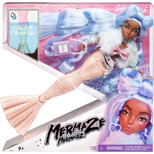 Mermaze Mermaidz Colour Change Shellnelle Mermaid Fashion Doll With Accessories