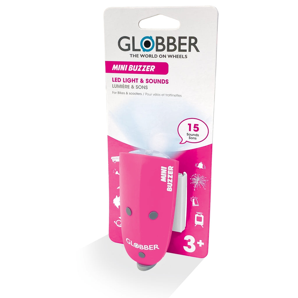 Globber Mini Buzzer Pink - Led Light & Sounds
