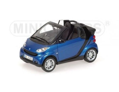 Smart Fortwo Coupe 2007 Blue/Silver 1:18
