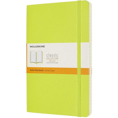 Notebook Ruled Soft Lemon Green A5