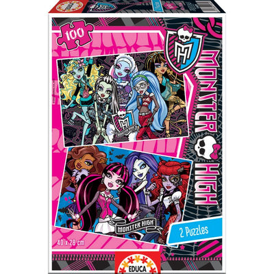 Monster High Puzzles 2X100Pcs