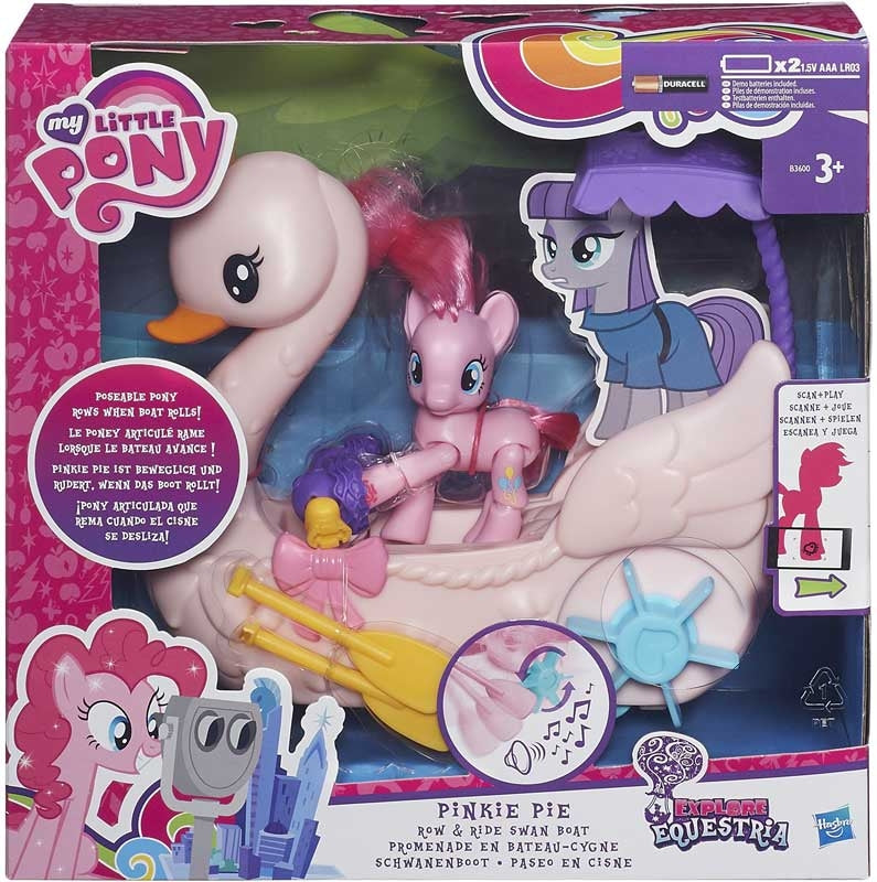 My Little Pony Pinkie Pie Row & Ride Swan Boat