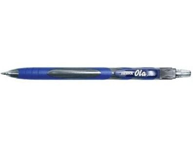 Zebra Ola Retractable Ball 1Mm Blue