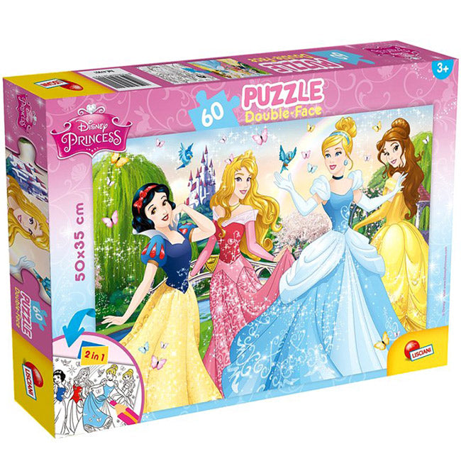 Double-Sided Disney Princess Puzzle 60Pcs