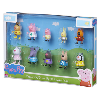 Peppa Pig Dress Up 10 Figures Pack