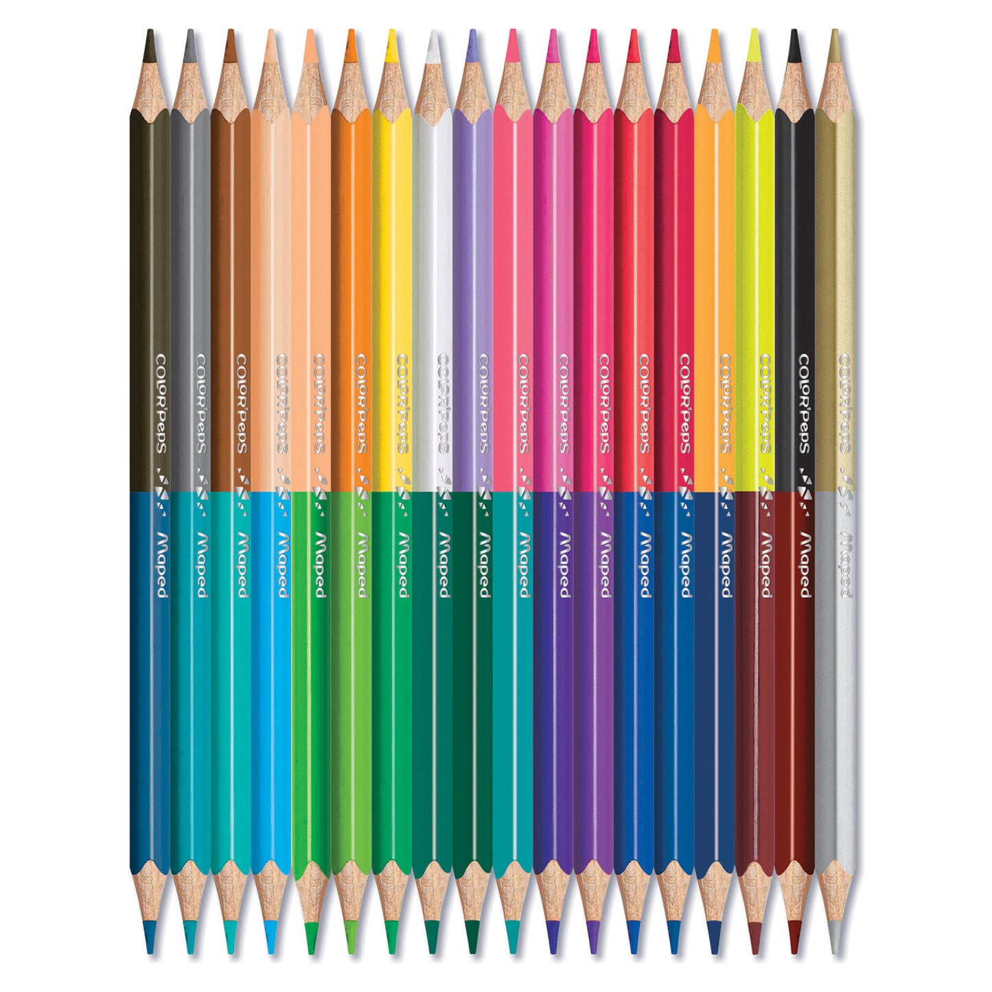 Duo Color Pencils X18