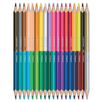 Duo Color Pencils X18