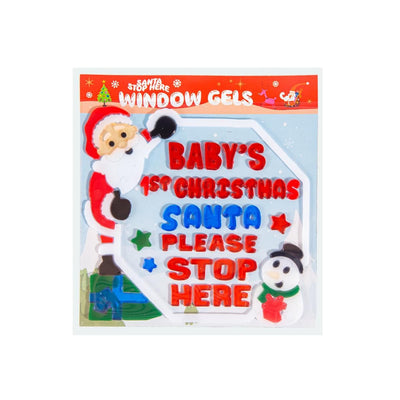 Window Gel Stickers - Baby S 1St Christmas