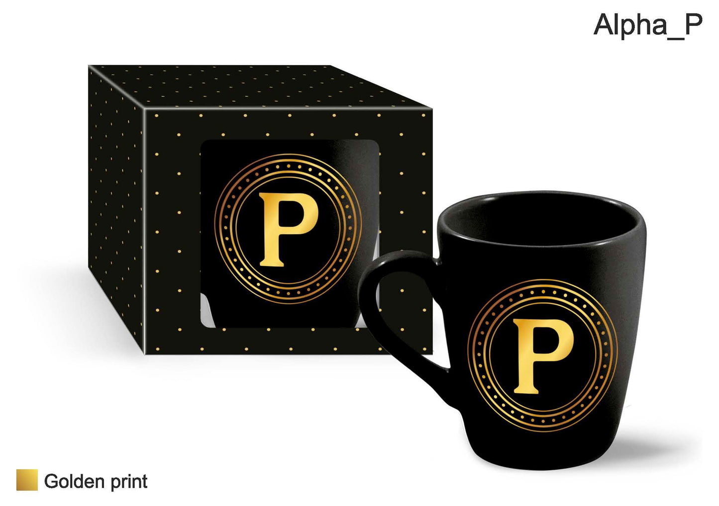 Mug Letter P