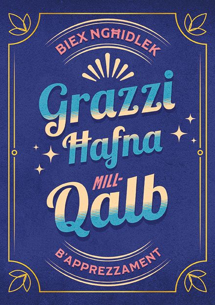 Biex Ngħidlek Grazzi Ħafna Mill-Qalb B'Apprezzament