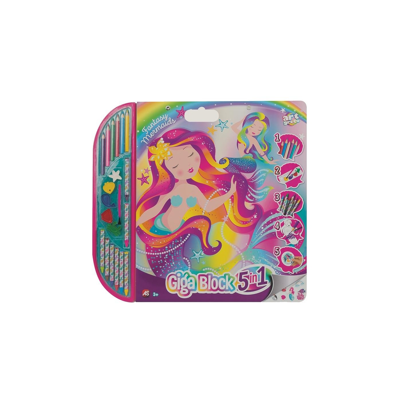 Giga Block 5 In 1 Fantasy Mermaids